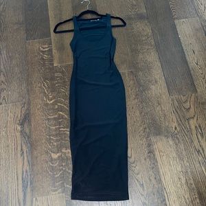Black maxi dress